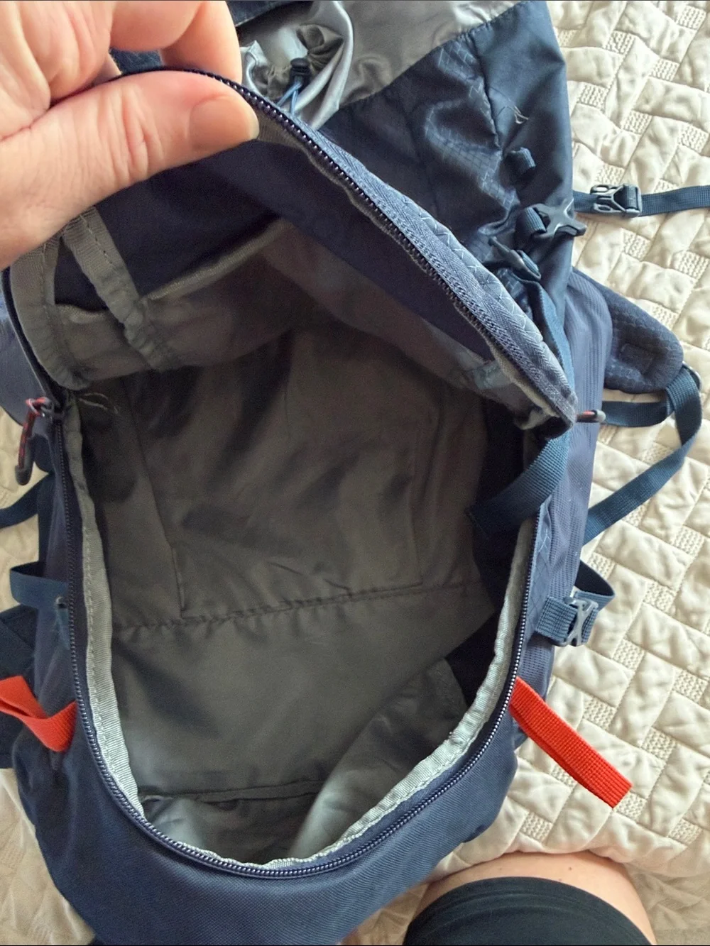 Slumberjack Backpack with Orange Trim 50L